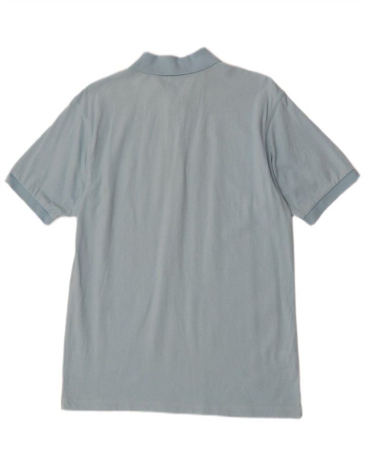 Polo da uomo Fred Perry in cotone blu medio