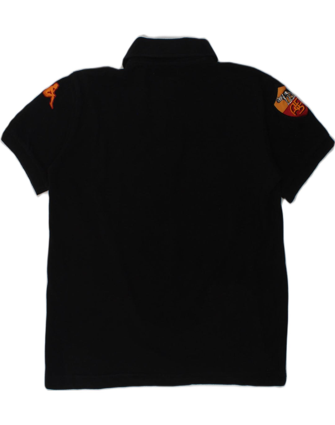 KAPPA Boys Polo Shirt 7-8 Years Black Cotton | Vintage Kappa | Thrift | Second-Hand Kappa | Used Clothing | Messina Hembry 