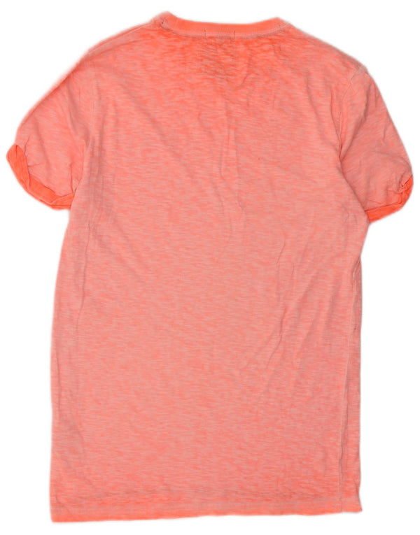 T-shirt da uomo Superdry Top Small in cotone arancione
