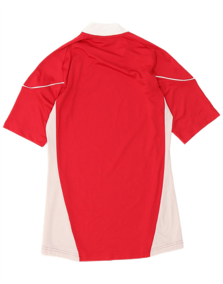 T-shirt Adidas Climacool da uomo Top XS Rosso Colourblock in poliestere