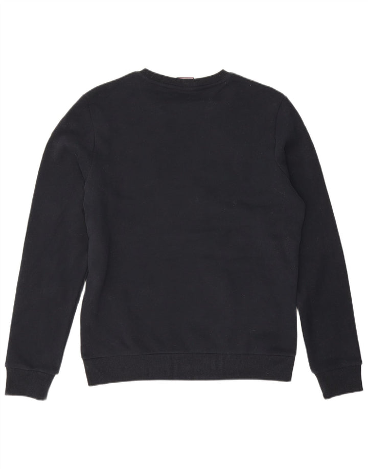 Felpa grafica da uomo Superdry Maglione medio in cotone blu navy