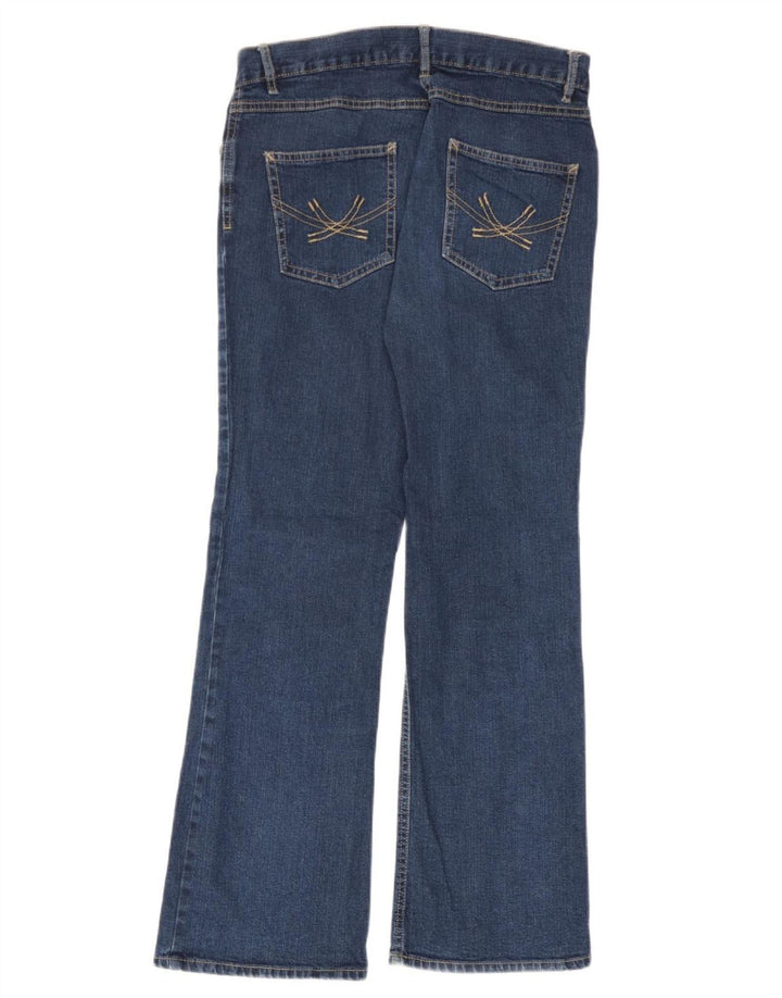 Jeans Bootcut da donna Marks & Spencer UK 10 Small W28 L28 Cotone blu navy