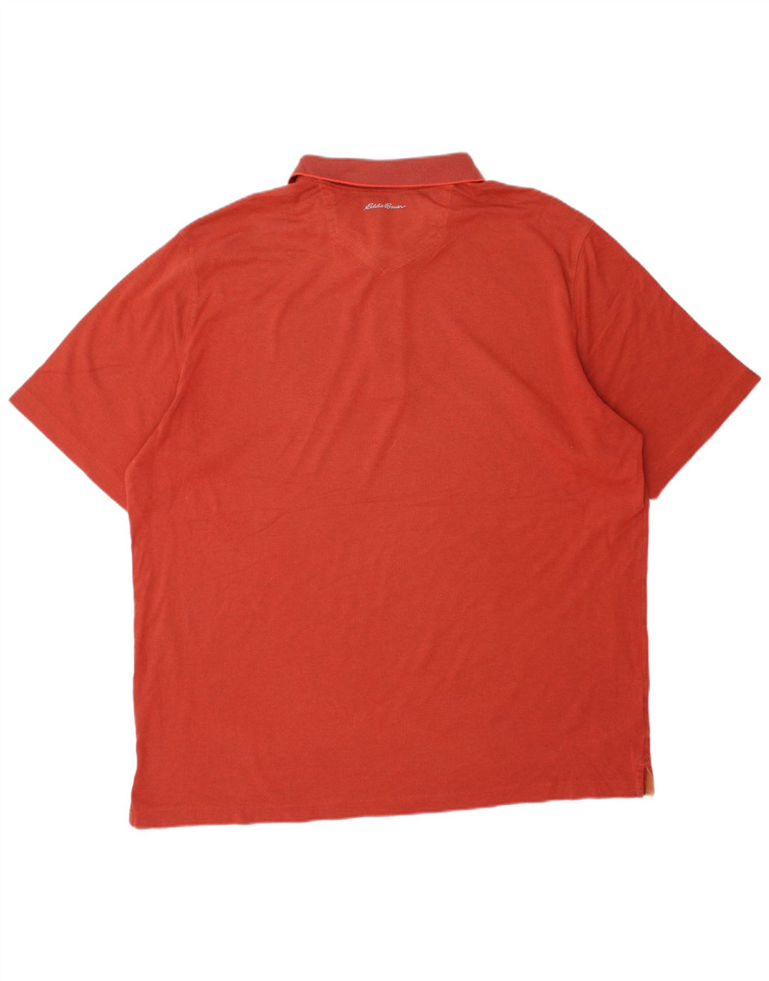 Polo da uomo EDDIE BAUER XL in cotone arancione