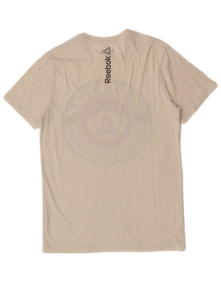 T-shirt grafica da uomo Reebok Top bianca media