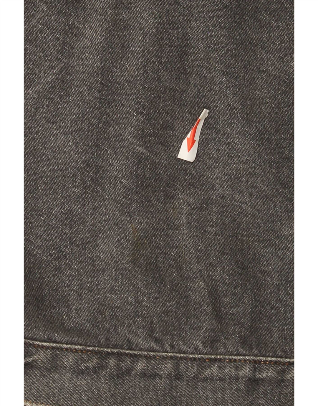 Giacca di jeans vintage da uomo UK 40 grande cotone grigio