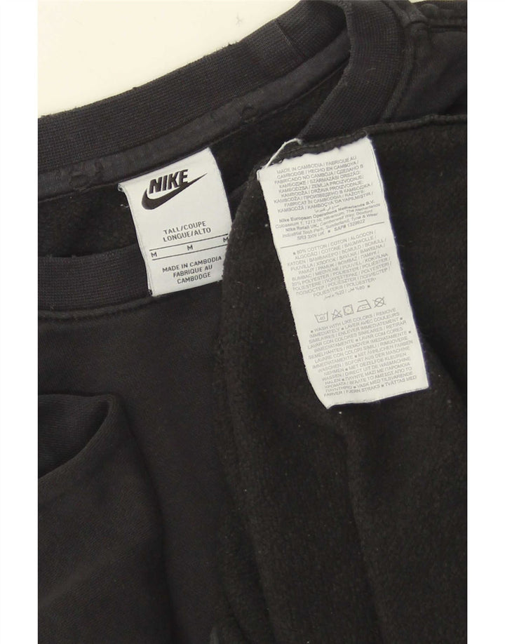 Felpa Nike Uomo Maglia Media Cotone Nero