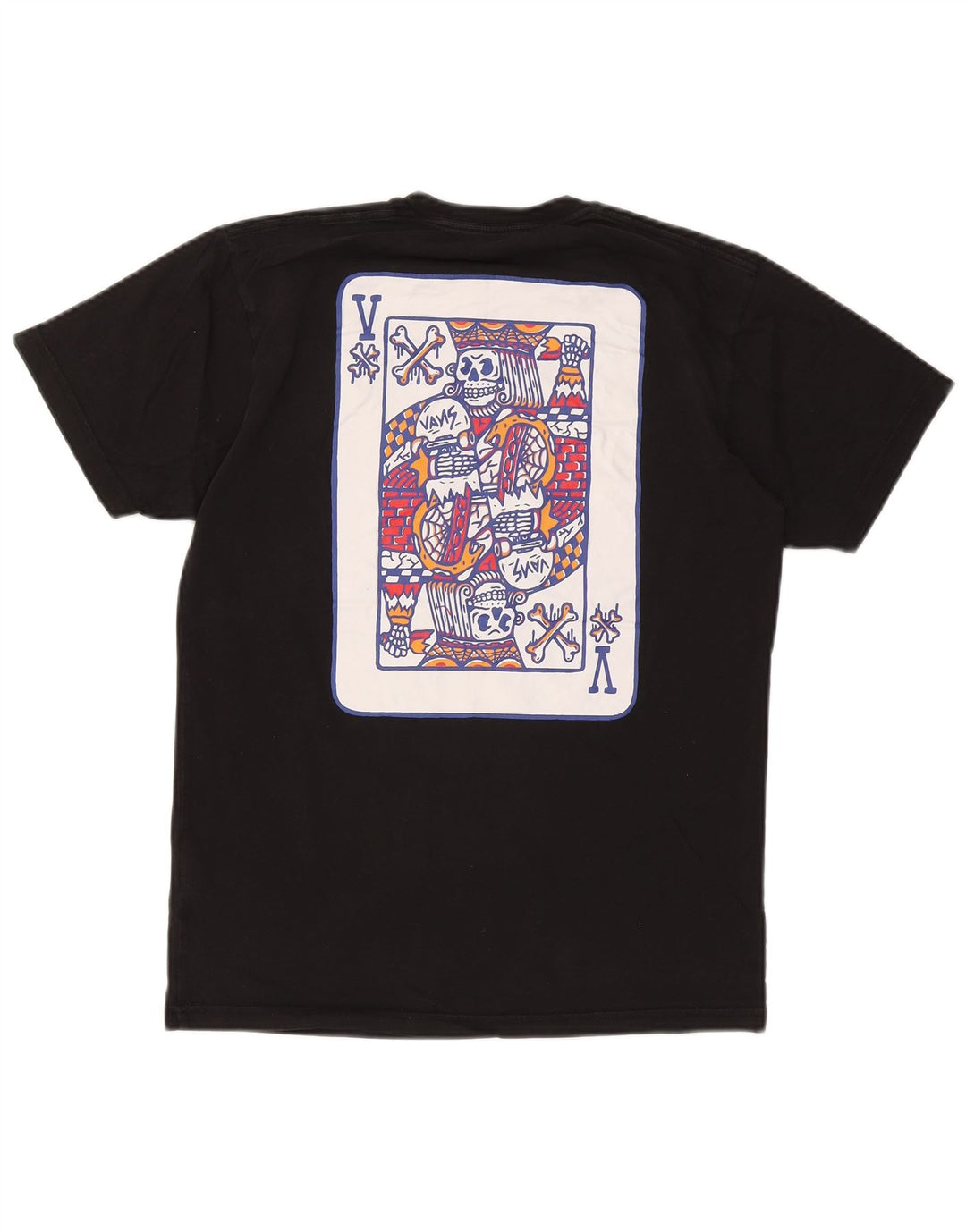 T-shirt grafica da uomo con vestibilità classica Vans, cotone medio nero