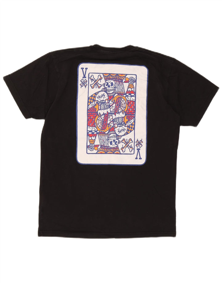 T-shirt grafica da uomo con vestibilità classica Vans, cotone medio nero