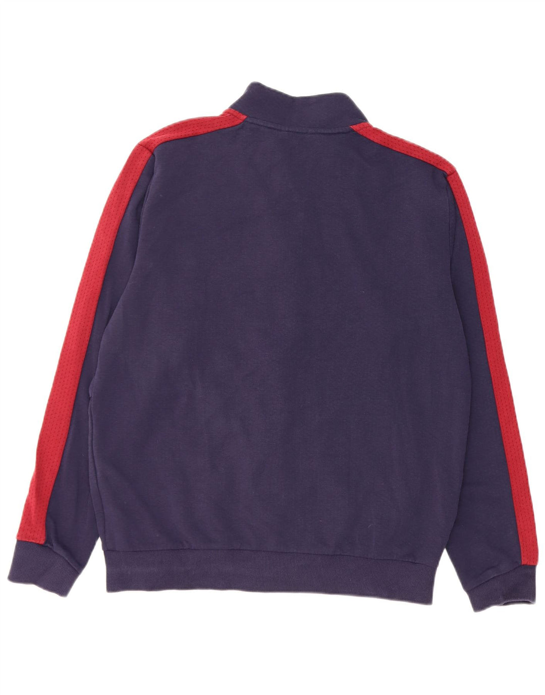Giacca da tuta da uomo Puma in cotone color block medio blu navy