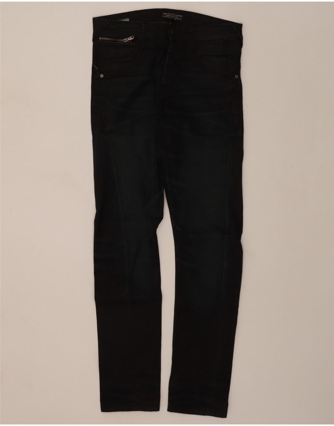 JACK & JONES Mens Slim Jeans W29 L32 Black Cotton Vintage Jack & Jones and Second-Hand Jack & Jones from Messina Hembry 