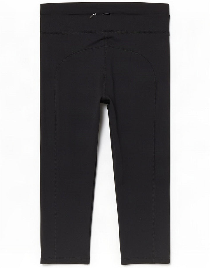 Marks & Spencer Leggings Capri da donna UK 12 Medium Black Poliestere