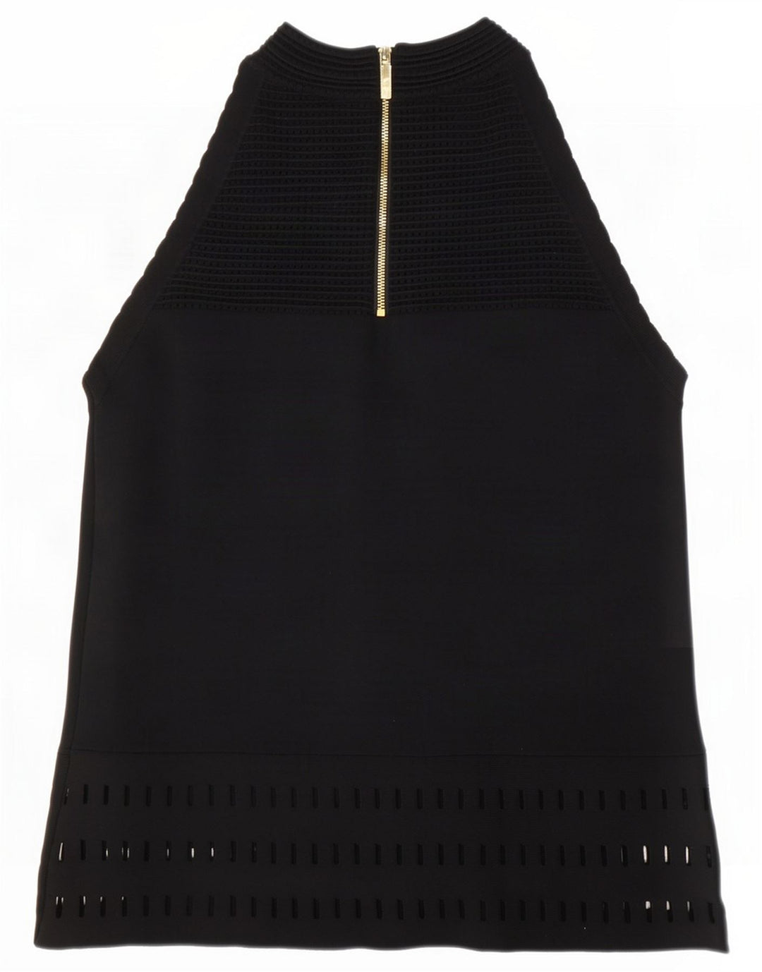Camicetta da donna Ted Baker taglia 2 piccola nera in viscosa