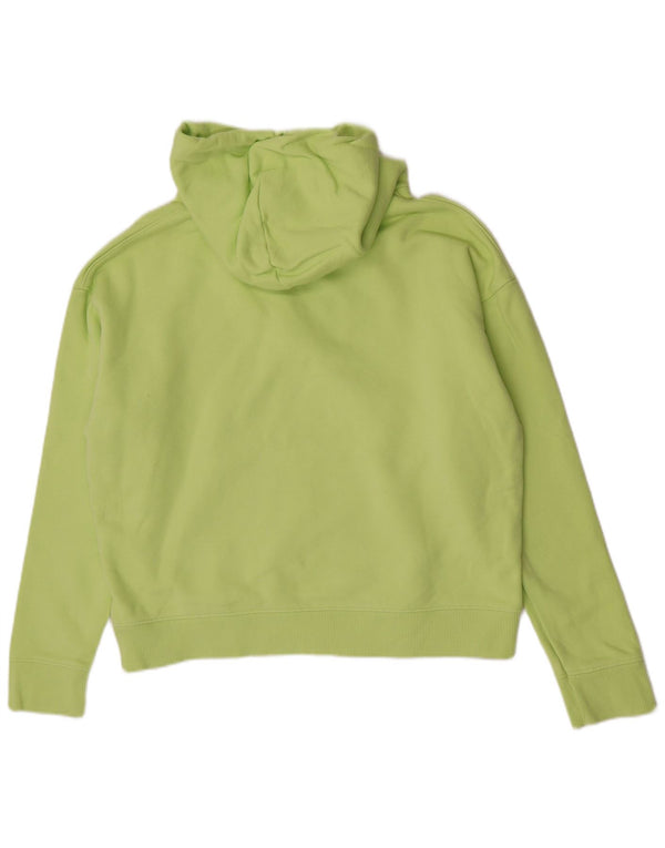 Maglione con cappuccio vestibilità rilassata da donna Tommy Hilfiger UK 16 grande cotone verde