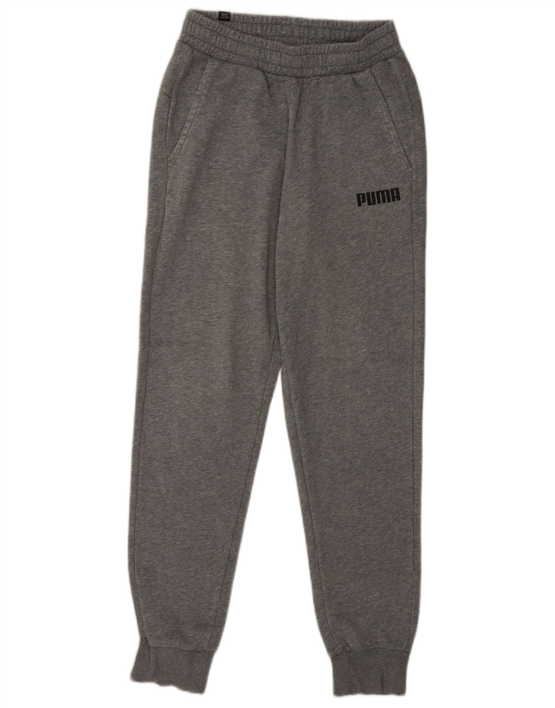 Pantaloni da tuta da uomo Puma Joggers piccoli in cotone chiazzato grigio