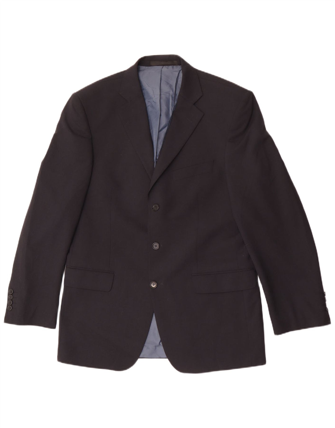 Giacca blazer a 3 bottoni Marks & Spencer da uomo UK 40 medio blu navy