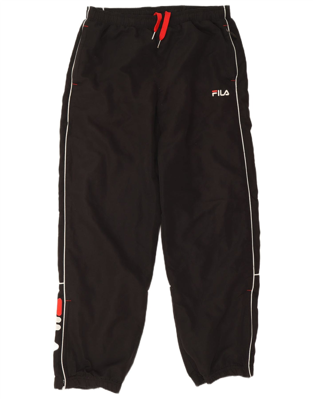 Fila Pantaloni da tuta da uomo Joggers Large Nero Poliestere
