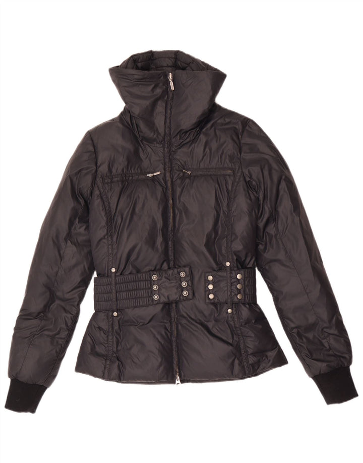 Piumino Donna Sisley IT 40 Small Nero Poliammide