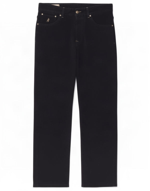 Jeans dritti da uomo Marlboro Classics W34 L29 poliestere blu navy