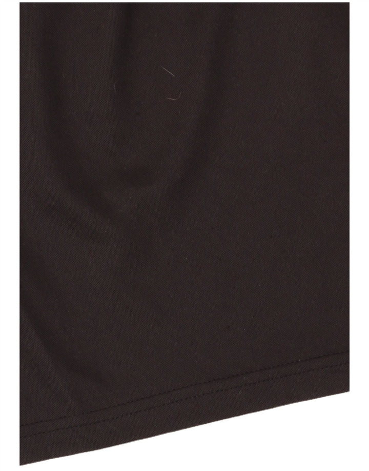Pantaloncini sportivi Adidas Climalite da uomo grandi in poliestere nero