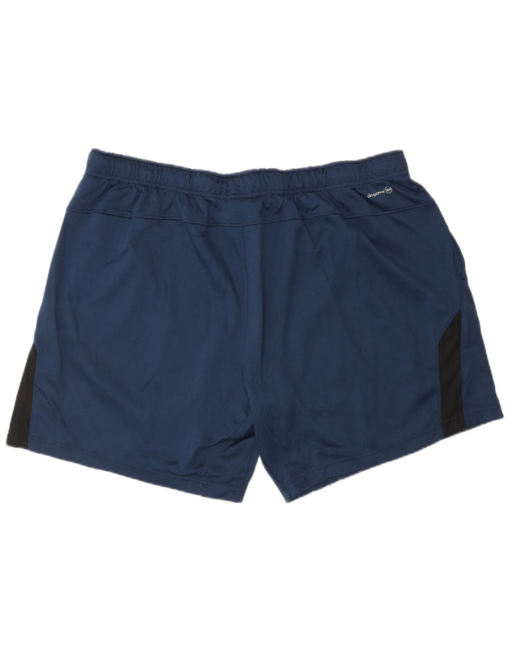 Pantaloncini sportivi da uomo Russell Athletic 2XL poliestere blu navy