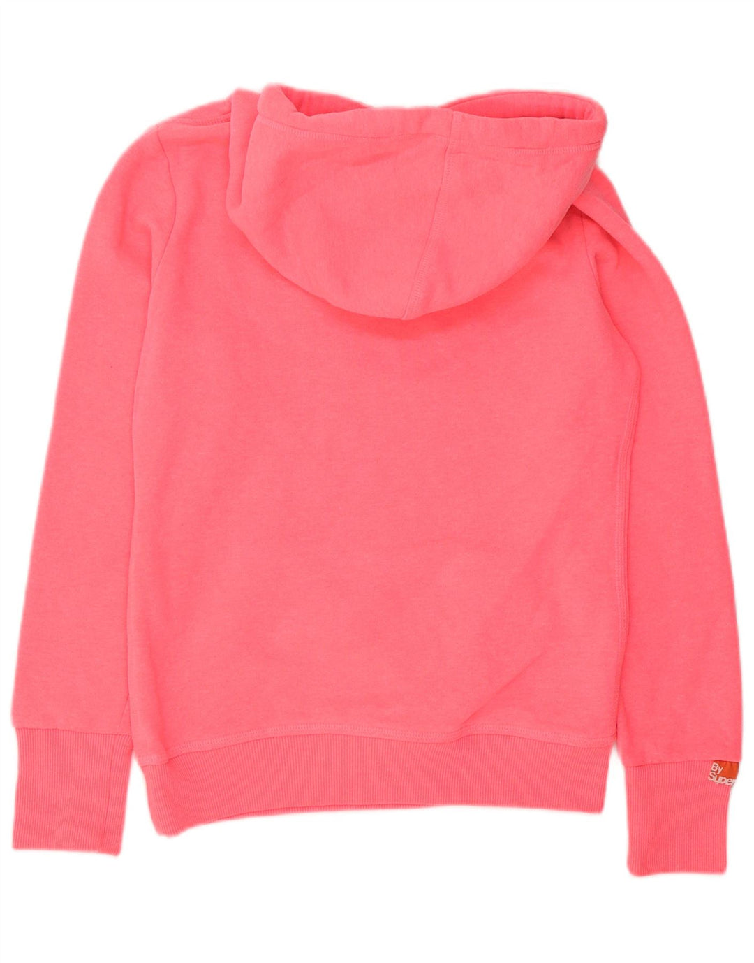 Felpa con cappuccio grafica da donna Superdry UK 10 Small Rosa Poliestere