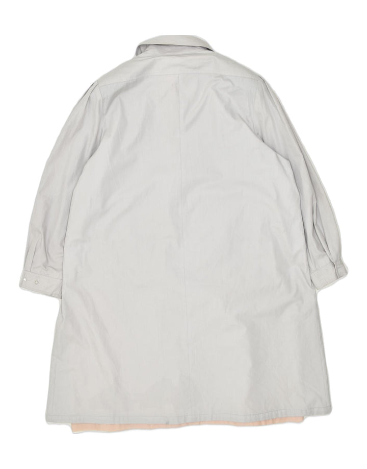 VINTAGE Womens Overcoat UK 20 2XL Grey | Vintage | Thrift | Second-Hand | Used Clothing | Messina Hembry 