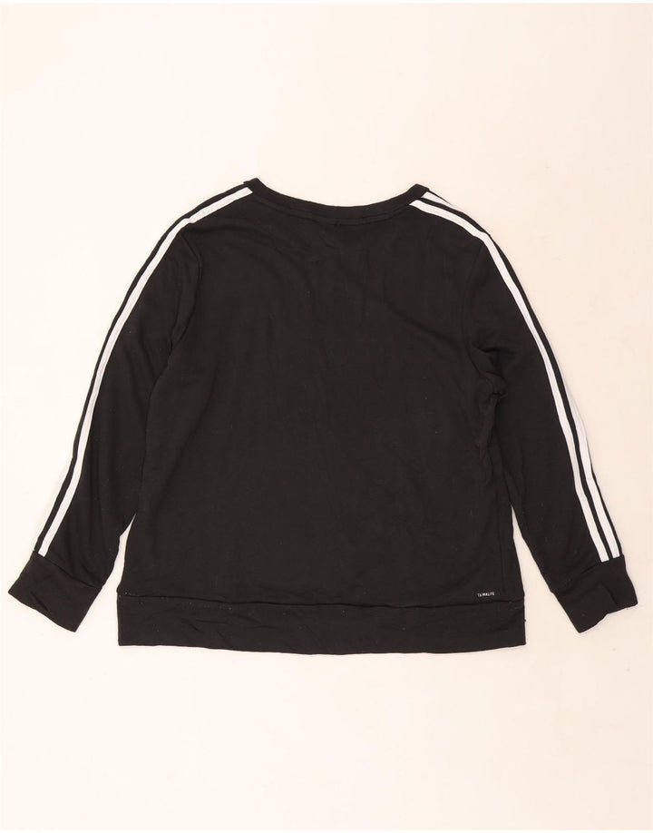 Felpa Adidas Climalite da donna Jumper UK 20/22 XL Poliestere nero