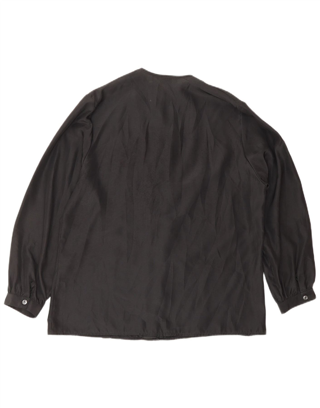 Camicetta camicia da donna VINTAGE IT 46 Large Nero Poliestere