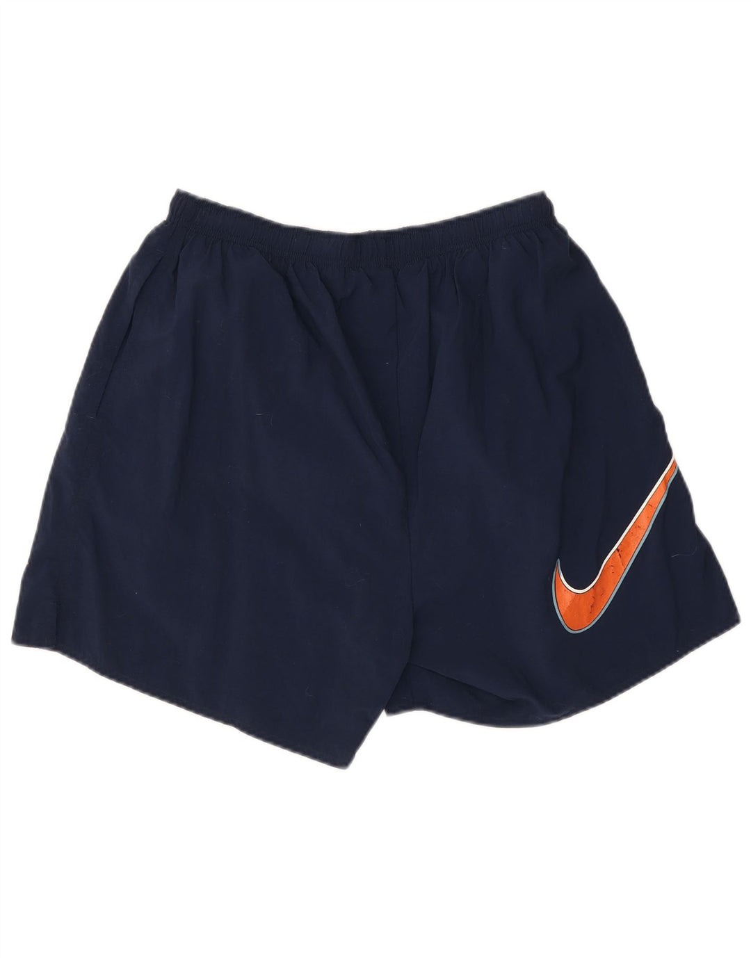Pantaloncini sportivi Nike da uomo con grafica, grandi, in nylon blu navy