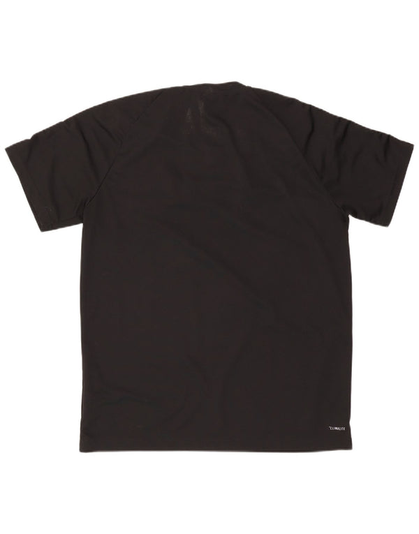 T-shirt Adidas Climalite da uomo Top XL poliestere nero