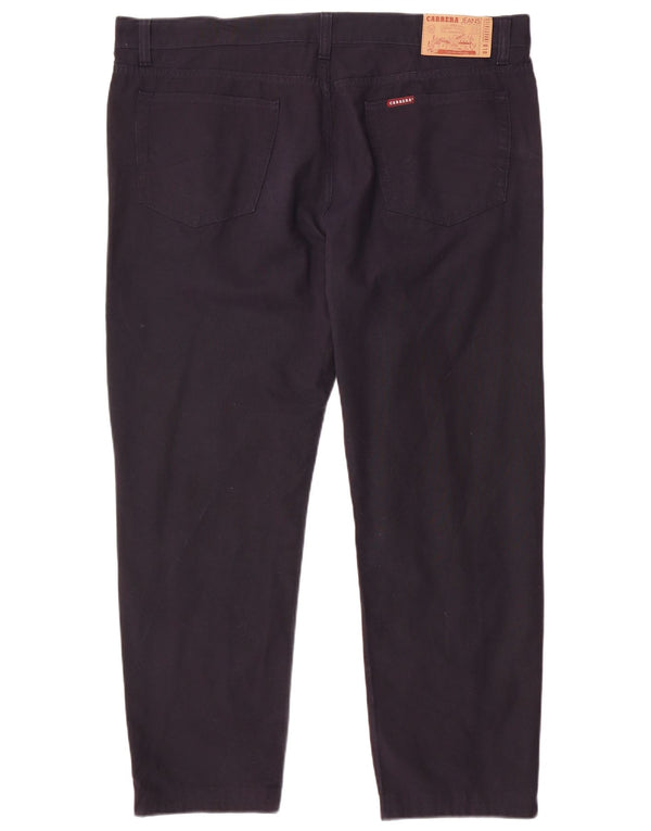 Pantaloni casual slim da uomo Carrera W42 L28 cotone blu navy