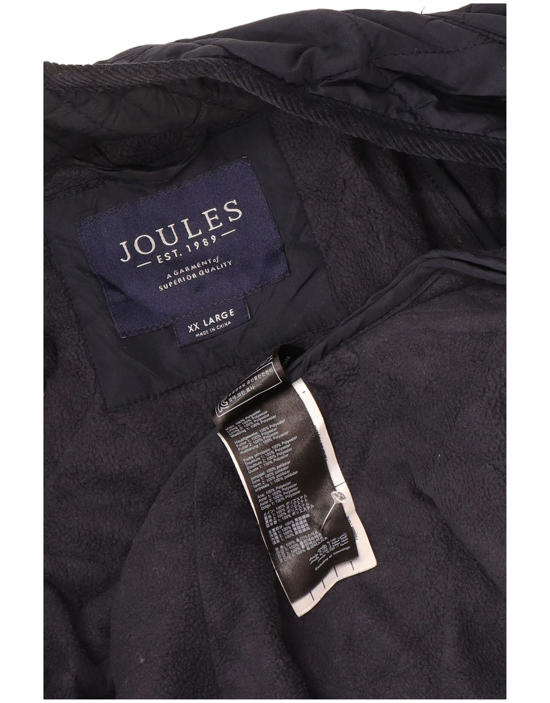 Giacca trapuntata da uomo Joules UK 44 2XL Poliestere blu navy