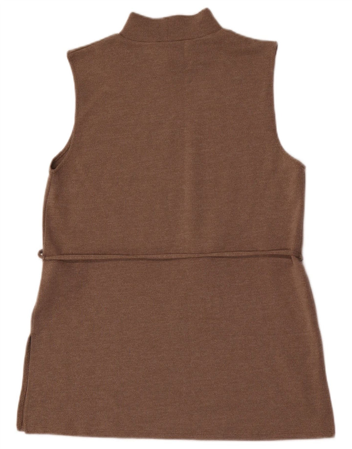 Canotta da donna Zara UK 12 Poliestere marrone medio