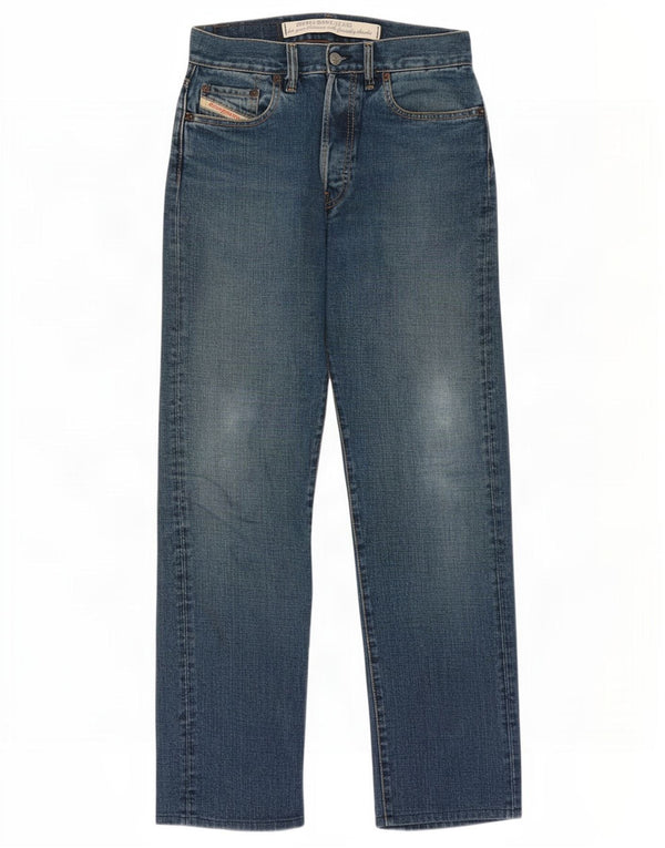 Jeans dritti da uomo Diesel W30 L30 in cotone blu