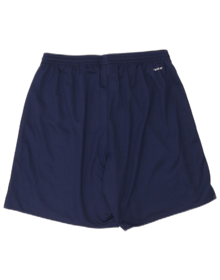 Pantaloncini sportivi Adidas Aeroready da uomo di grandi dimensioni in poliestere blu navy