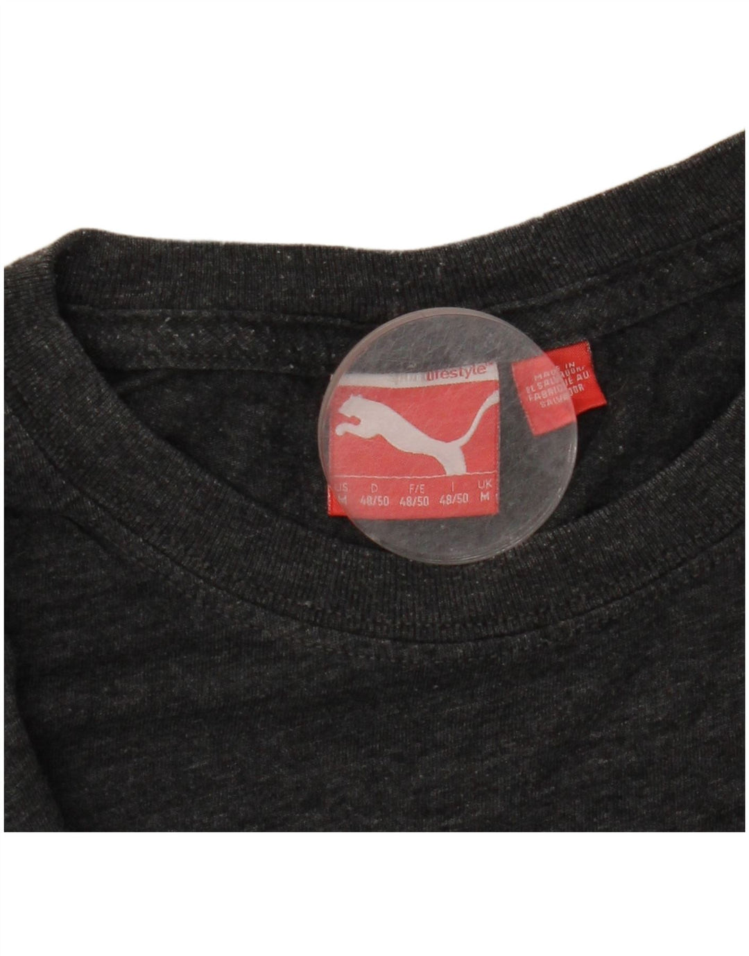 Maglietta grafica da uomo PUMA Top grigio medio chiazzato