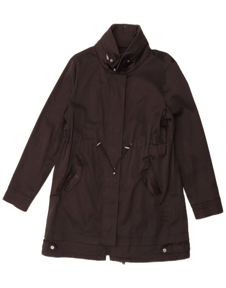 Giacca Parka con cappuccio da donna Zara UK 14 media nera