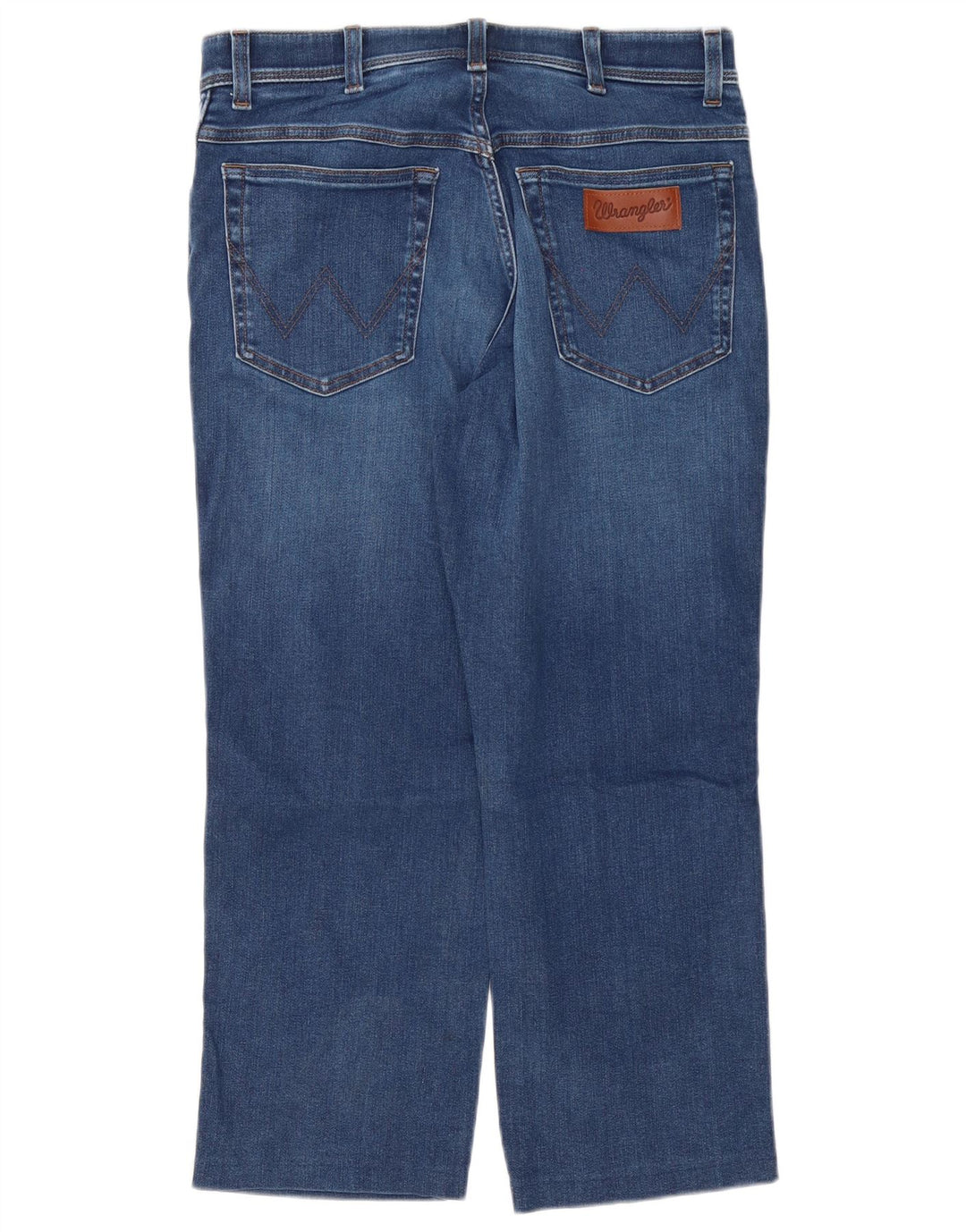 Jeans dritti da uomo Wrangler Texas W34 L26 cotone blu