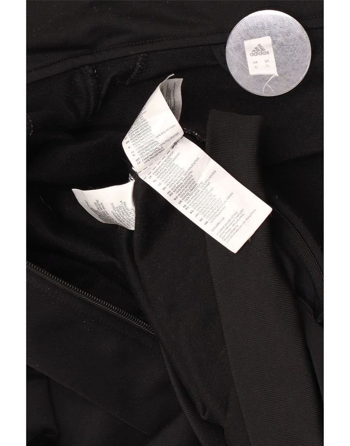 Giacca da ginnastica da uomo Adidas XL nera in poliestere