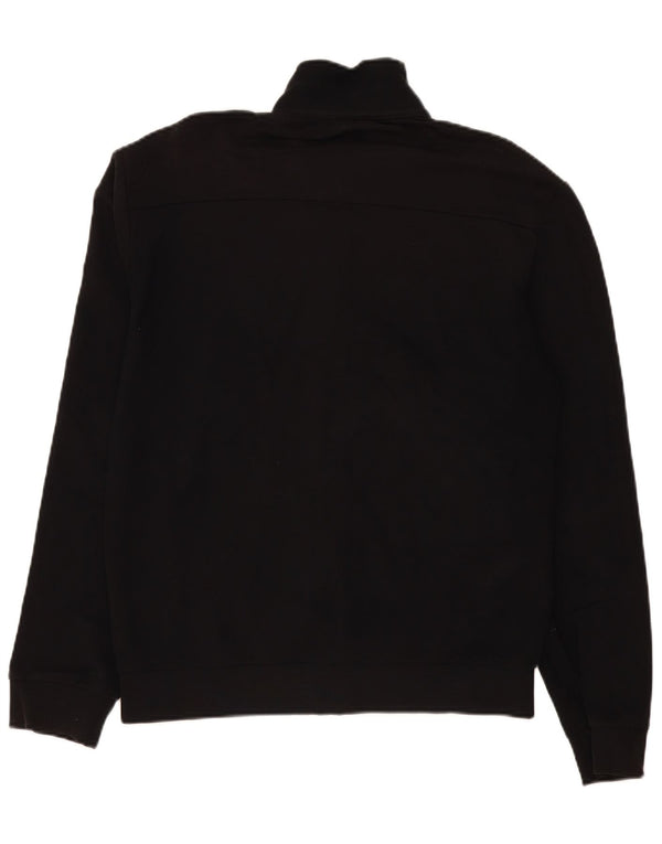 Giacca da tuta da uomo Emporio Armani grande in cotone maculato nero