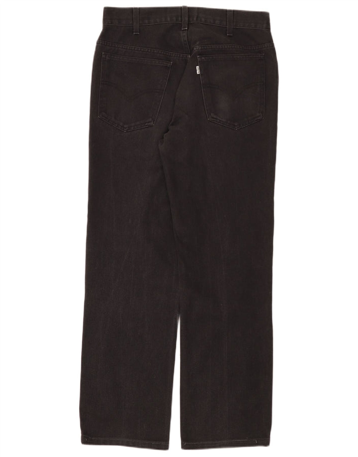 Jeans dritti da donna Levi's W32 L28 cotone nero