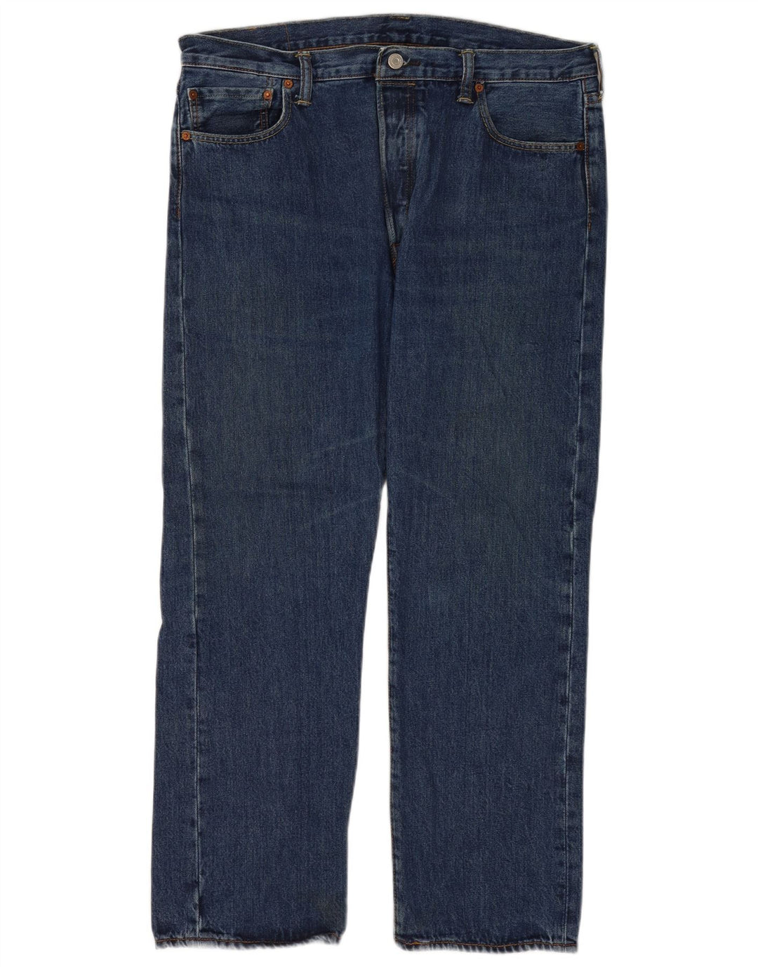 Jeans dritti da uomo Levi's 501 vestibilità regolare W36 L30 cotone blu