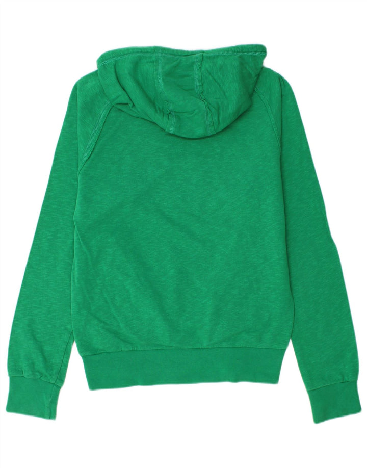 Felpa con cappuccio grafica da uomo Errea piccola in cotone verde