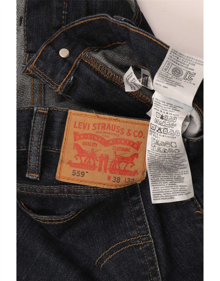 Levi's Uomo 559 Jeans dritti W38 L32 Cotone blu navy