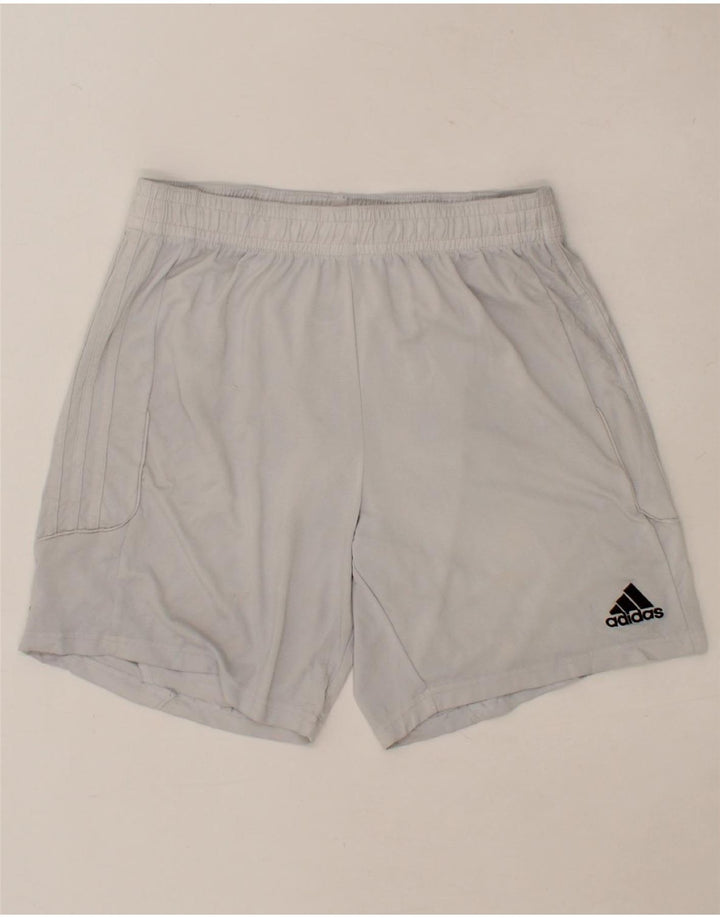ADIDAS Mens Climalite Sport Shorts Large  Grey Polyester Vintage Adidas and Second-Hand Adidas from Messina Hembry 