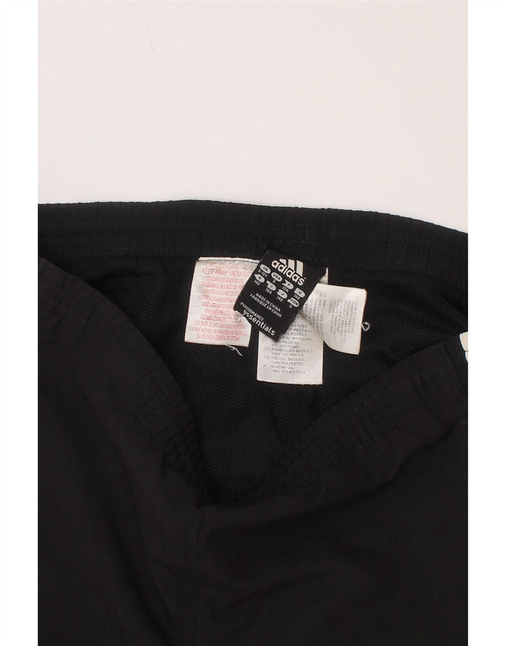 Pantaloncini sportivi Adidas Climalite da ragazzo 9-10 anni in poliestere nero