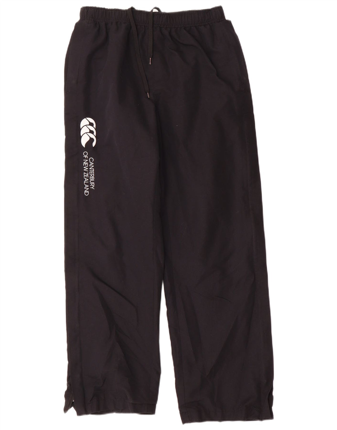 Pantaloni da donna con grafica antivento Canterbury UK 12 poliestere nero medio