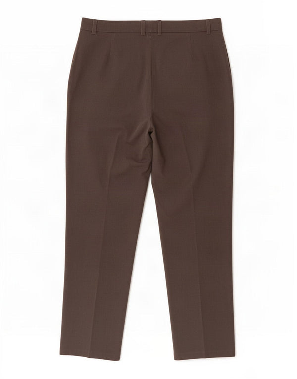 Pantaloni casual dritti da donna Marks & Spencer UK 14 Large W34 L30 Grigio