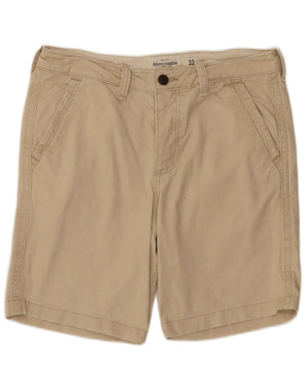Pantaloncini chino da uomo Abercrombie & Fitch W32 in cotone beige medio