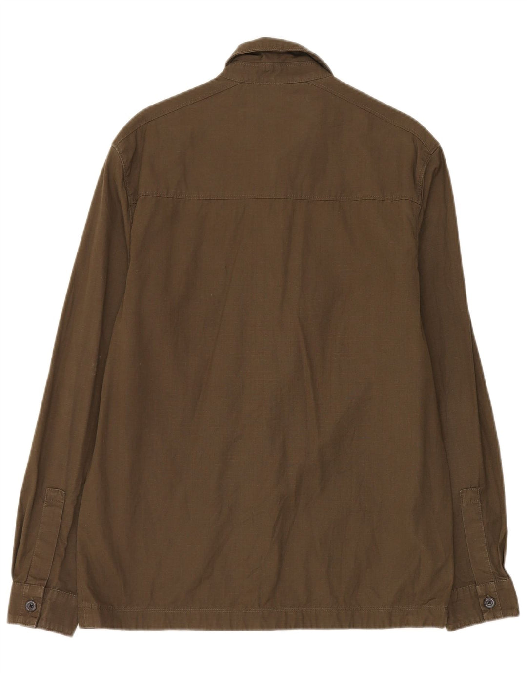 Camicia da uomo Lyle & Scott in cotone kaki medio